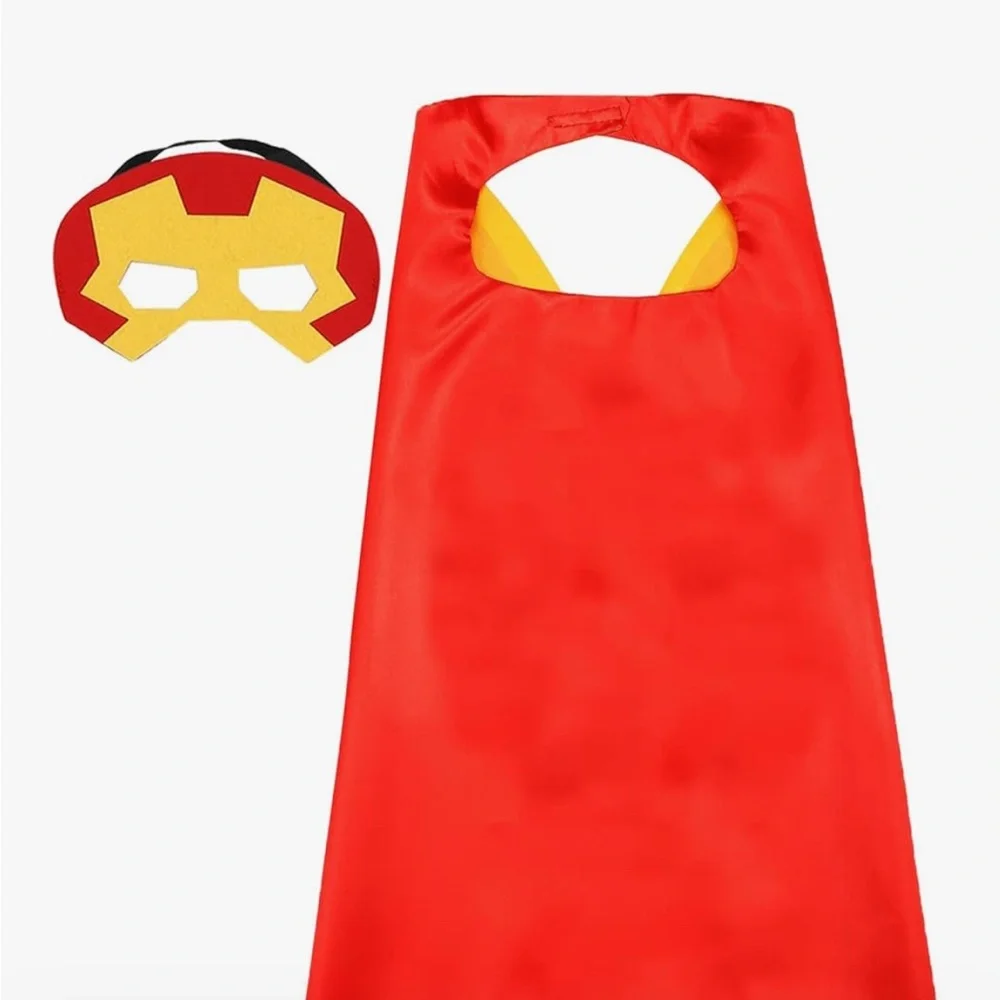 Superhero Party Masks and Capes Set for Kids - Picture 2 of 10